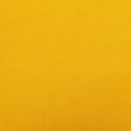Fußhocker Senfgelb 60x60x36 cm Samt