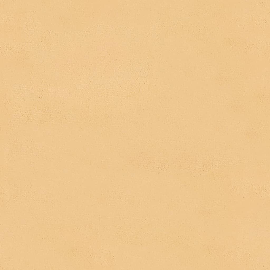 Fußhocker Creme 60x60x36 cm Mikrofasergewebe