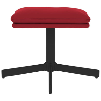 Fußhocker Weinrot 60x60x36 cm Samt