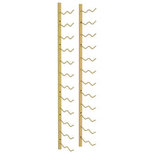 Wand-Weinregal für 24 Flaschen Golden Eisen