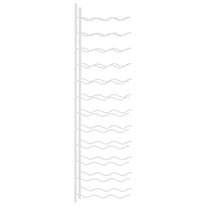 Wand-Weinregal für 36 Flaschen Weiß Eisen