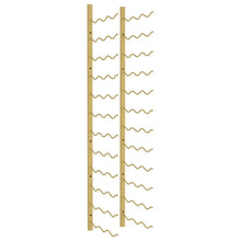 Wand-Weinregal für 36 Flaschen Golden Eisen