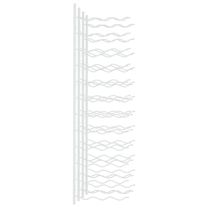 Wand-Weinregal für 36 Flaschen 2 Stk. Weiß Eisen