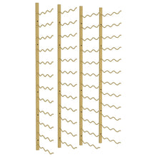 Wand-Weinregal für 36 Flaschen 2 Stk. Golden Eisen