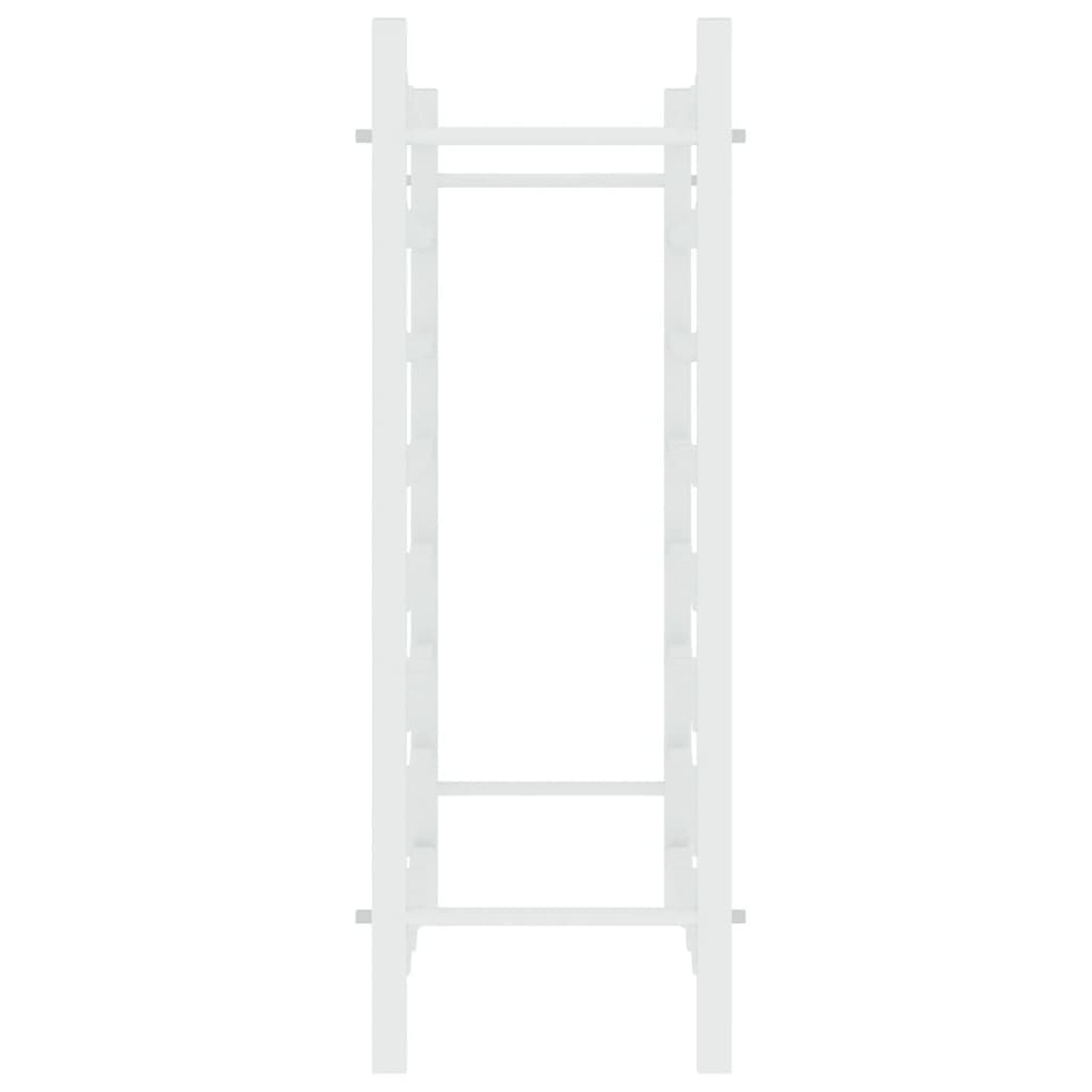 Weinregal für 48 Flaschen Weiß Metall