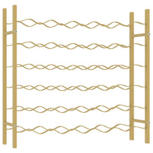 Weinregal für 36 Flaschen Golden Metall