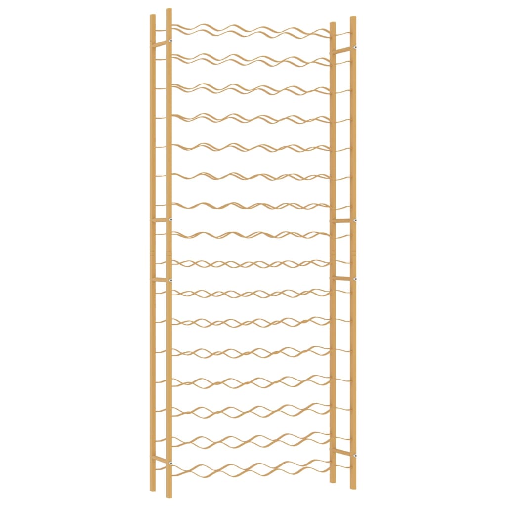 Weinregal für 96 Flaschen Golden Metall