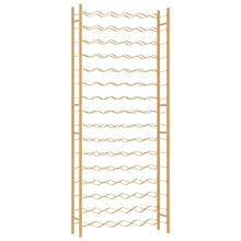 Weinregal für 96 Flaschen Golden Metall