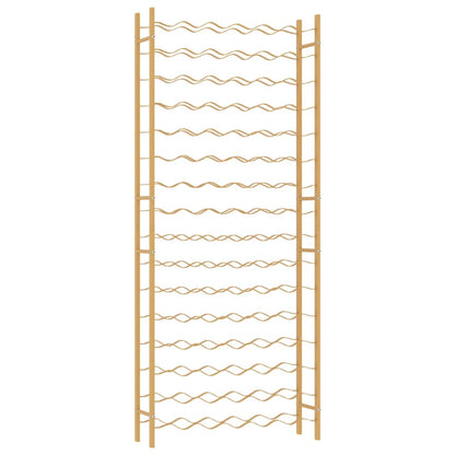 Weinregal für 96 Flaschen Golden Metall