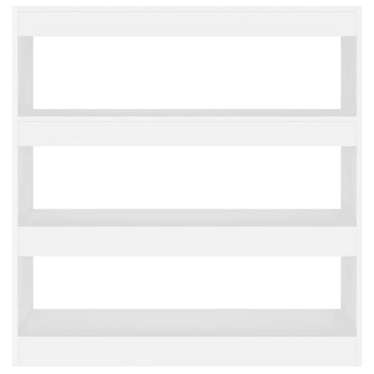 Bücherregal/Raumteiler Weiß 100x30x103 cm