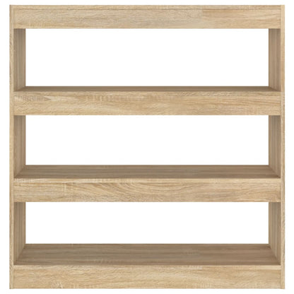 Bücherregal/Raumteiler Sonoma-Eiche 100x30x103 cm