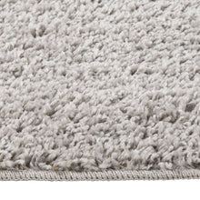 Shaggy-Teppich Hellgrau 200x290 cm Rutschfest