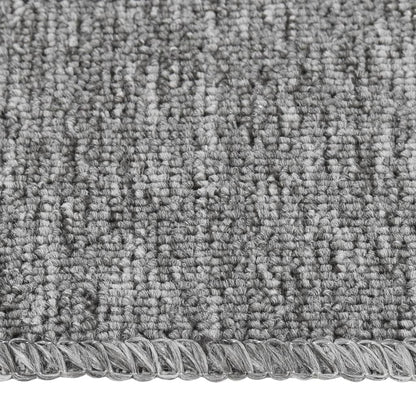 Antirutsch Stufenmatten 15 Stk. 60x25 cm Grau Rechteckig