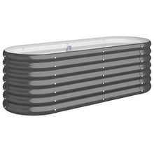 Hochbeet Verzinkter Stahl 114x40x36 cm Anthrazit