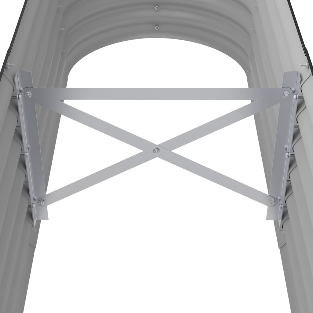 Hochbeet Verzinkter Stahl 152x40x36 cm Anthrazit