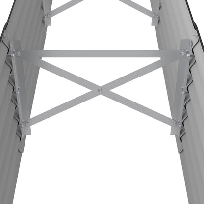 Hochbeet Verzinkter Stahl 224x40x36 cm Anthrazit