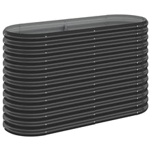 Hochbeet Verzinkter Stahl 114x40x68 cm Anthrazit