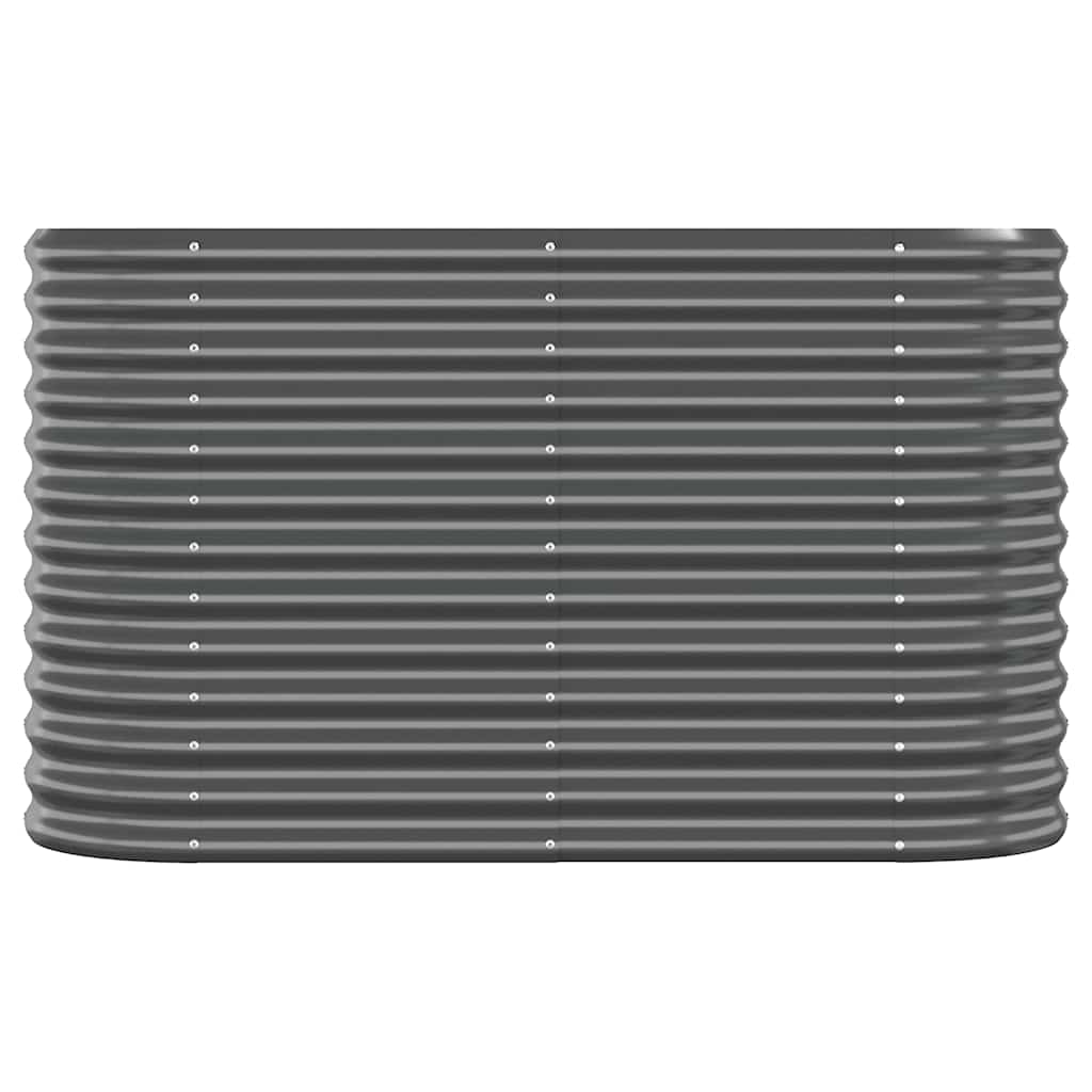 Hochbeet Verzinkter Stahl 114x40x68 cm Anthrazit