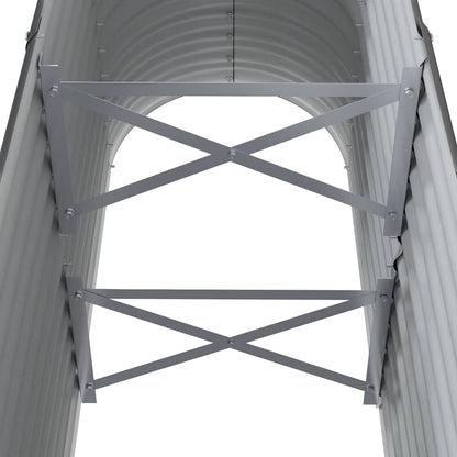 Hochbeet Verzinkter Stahl 114x40x68 cm Anthrazit