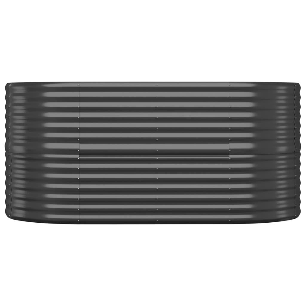 Hochbeet Verzinkter Stahl 152x80x68 cm Anthrazit