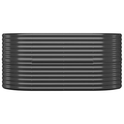 Hochbeet Verzinkter Stahl 152x80x68 cm Anthrazit