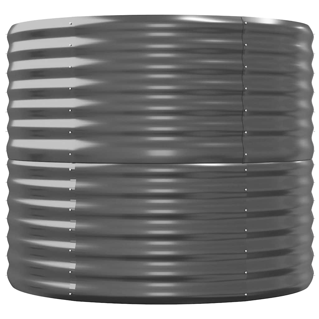 Hochbeet Verzinkter Stahl 224x80x68 cm Anthrazit