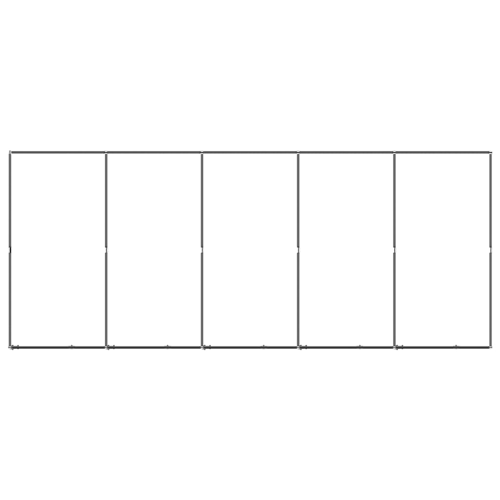 Outdoor-Hundezwinger Stahl 9,22 m²