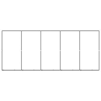 Outdoor-Hundezwinger Stahl 9,22 m²