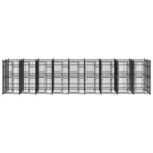 Outdoor-Hundezwinger Stahl 16,59 m²