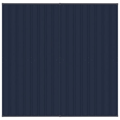 Outdoor-Hundezwinger mit Dach Stahl 3,69 m²