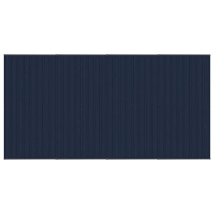 Outdoor-Hundezwinger mit Dach Stahl 7,37 m²