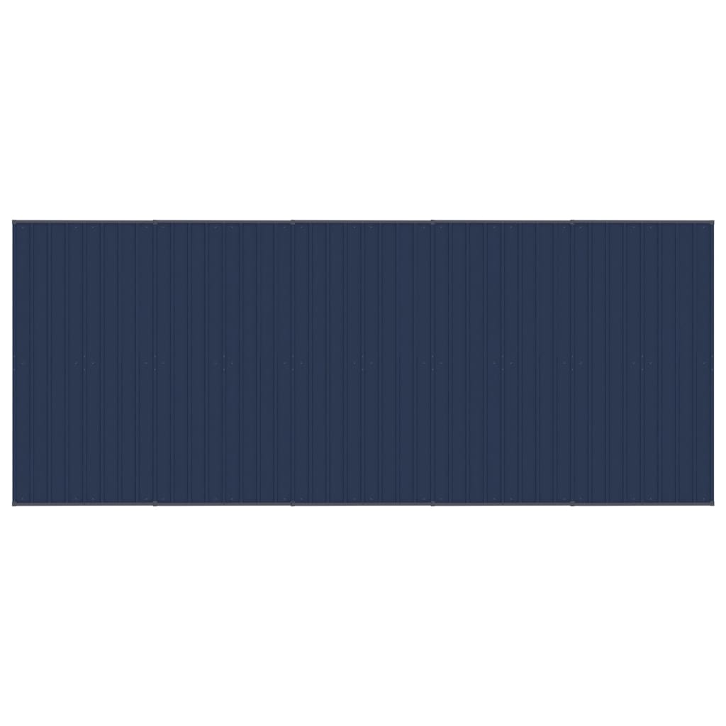 Outdoor-Hundezwinger mit Dach Stahl 9,22 m²