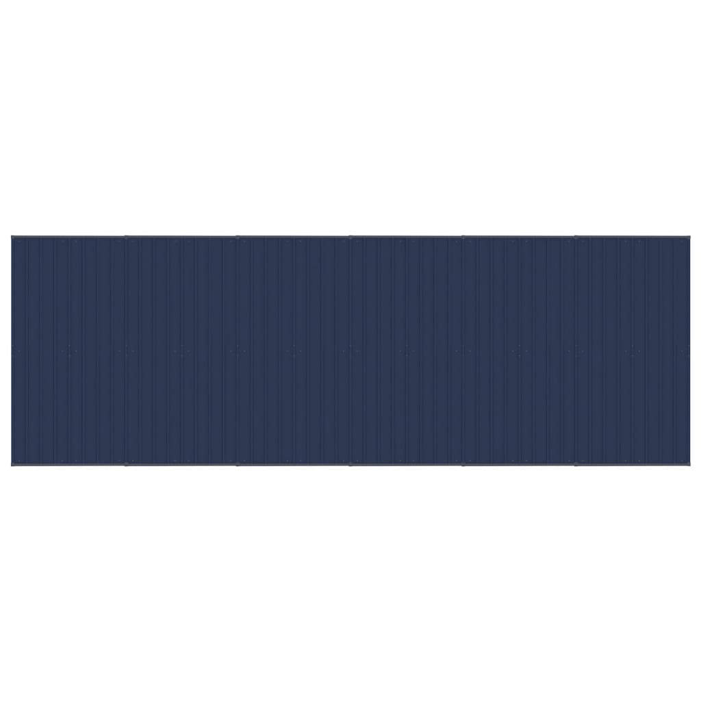 Outdoor-Hundezwinger mit Dach Stahl 11,06 m²