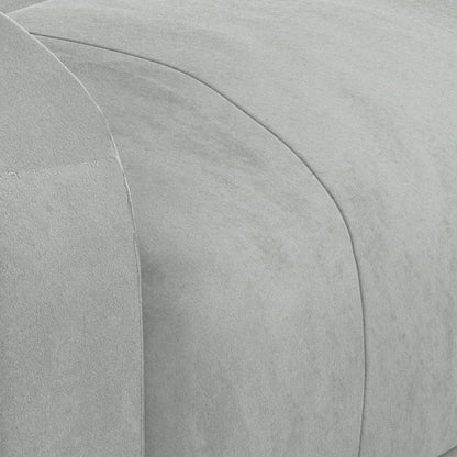 Massagesessel Hellgrau Samt