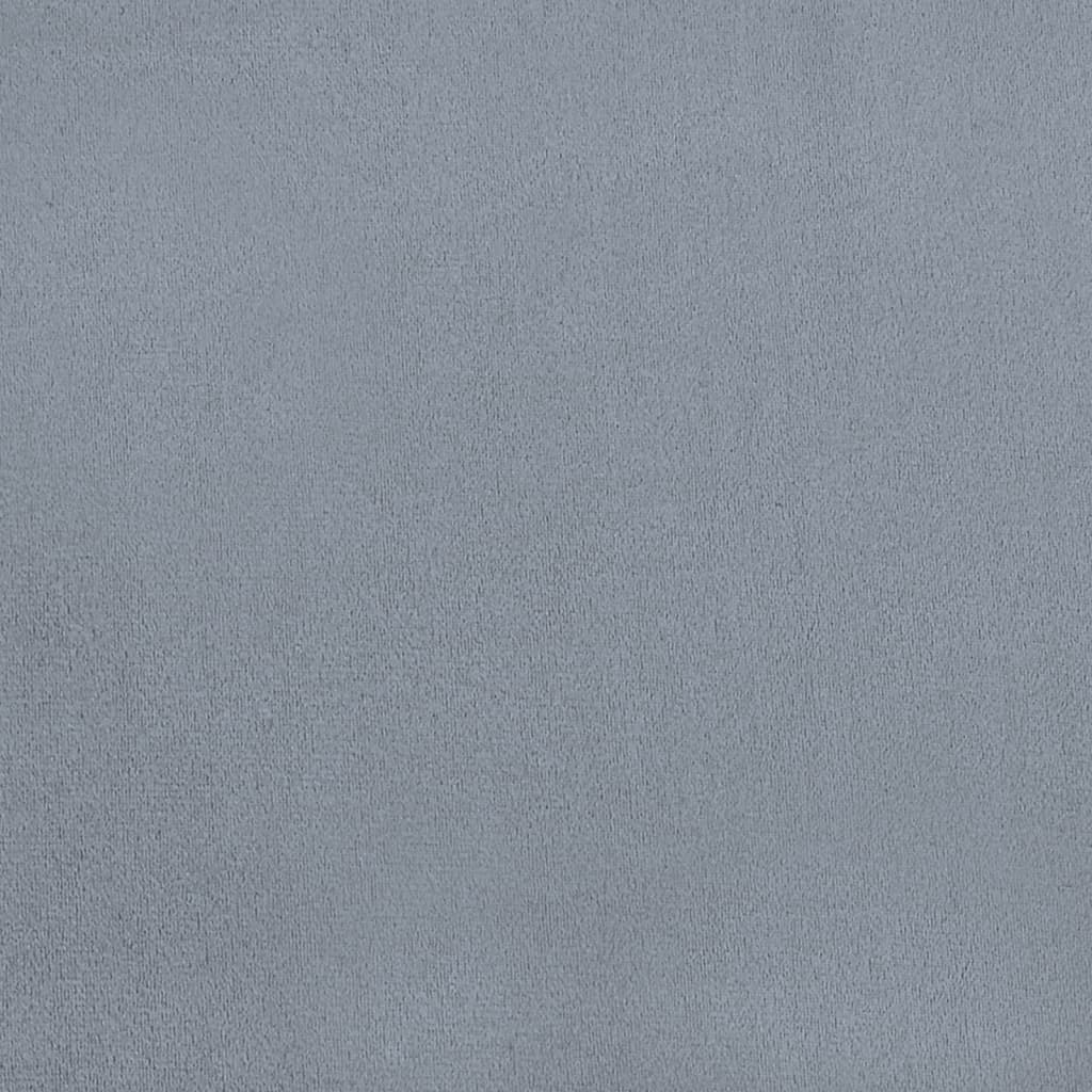 Massagesessel Hellgrau Samt