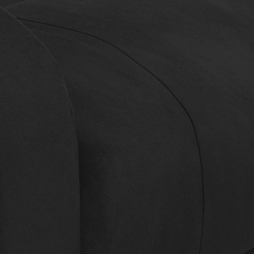 Massagesessel Schwarz Samt