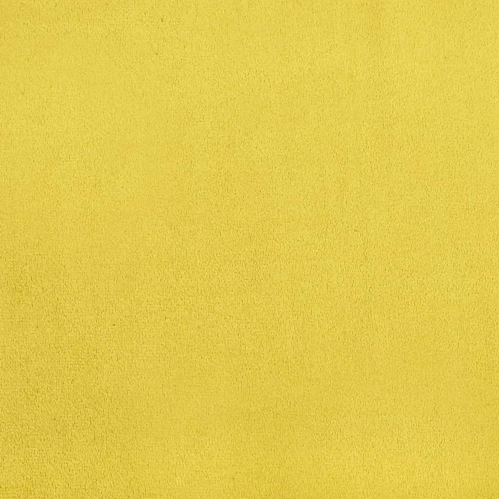 Massagesessel Gelb Samt