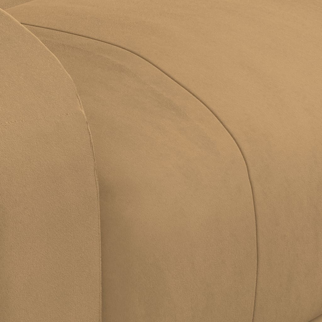 Massagesessel Braun Samt