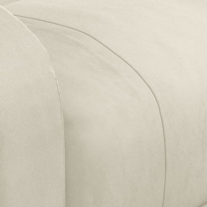 Massagesessel Creme Samt