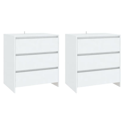 3-tlg. Sideboard Weiß Holzwerkstoff