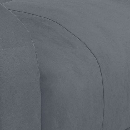 Massagesessel Elektrisch Dunkelgrau Samt