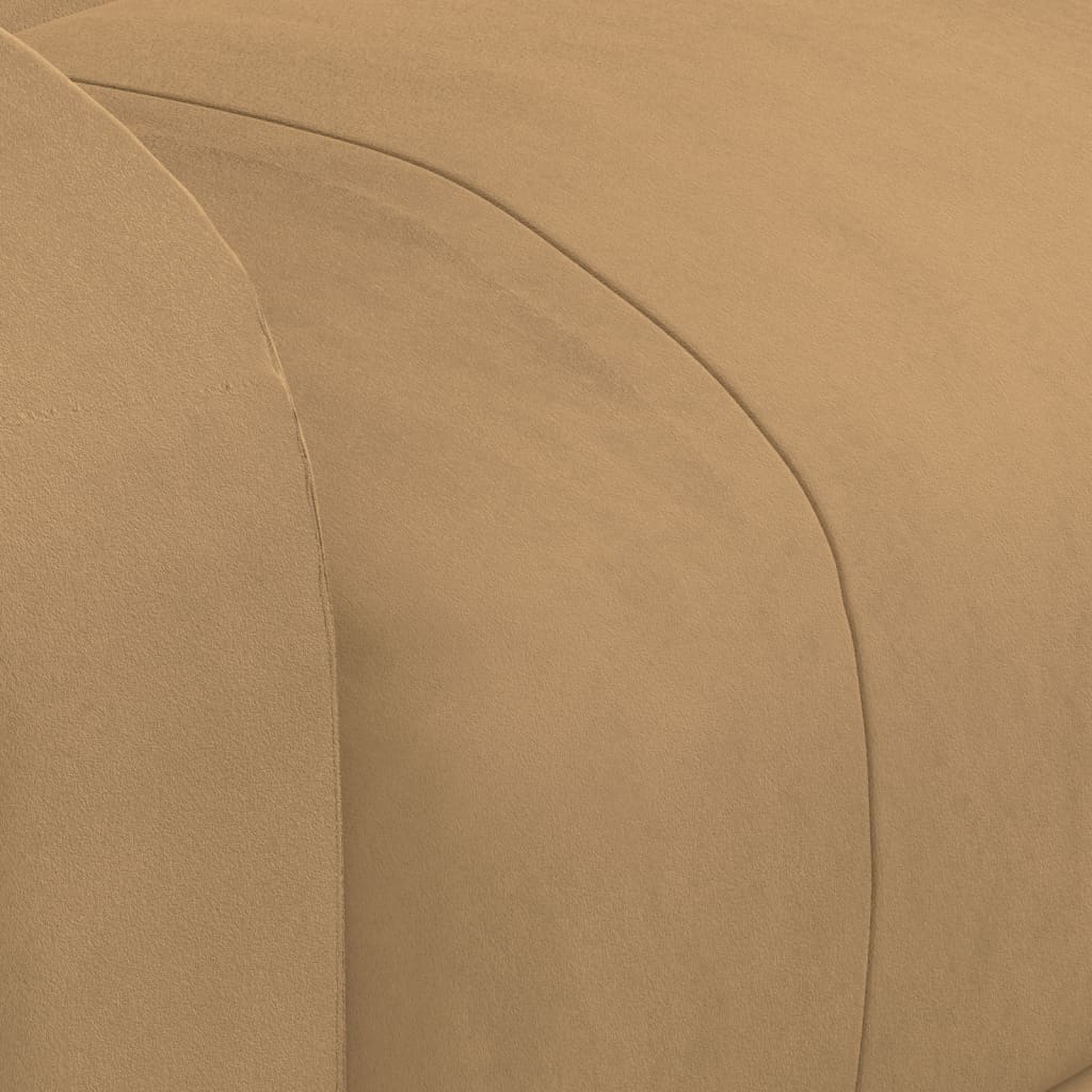 Massagesessel Elektrisch Braun Samt