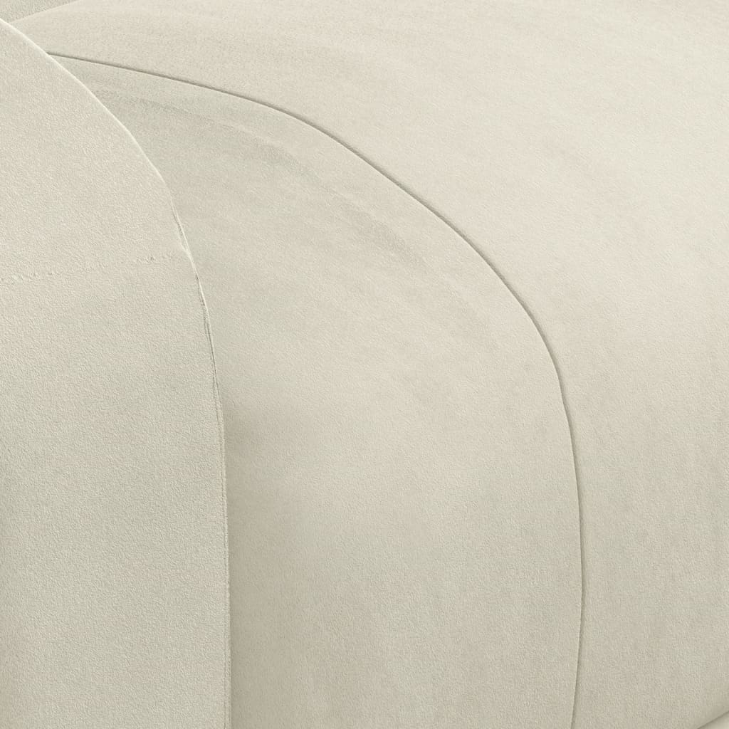 Massagesessel Elektrisch Creme Samt