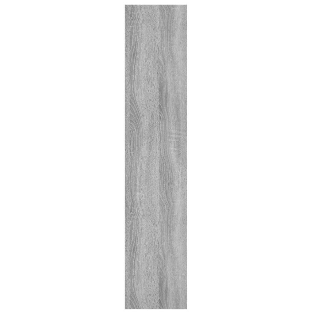Wandregal Grau Sonoma 90x16x78 cm Holzwerkstoff
