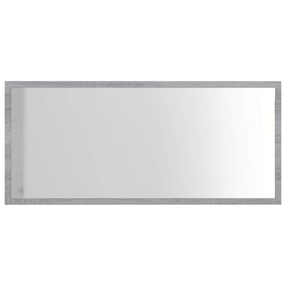 2-tlg. Badmöbel-Set Grau Sonoma Holzwerkstoff