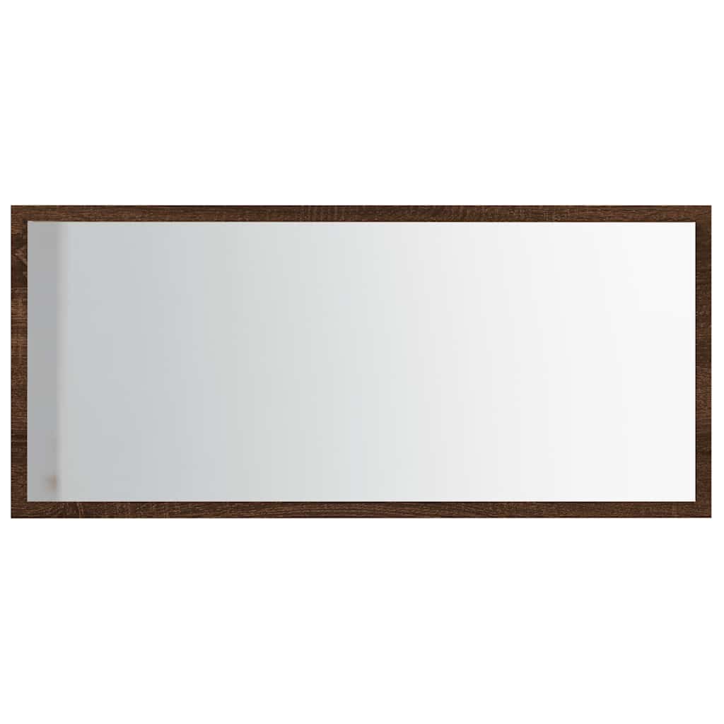 2-tlg. Badmöbel-Set Braun Eichen-Optik Holzwerkstoff