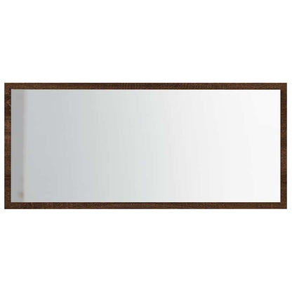 2-tlg. Badmöbel-Set Braun Eichen-Optik Holzwerkstoff