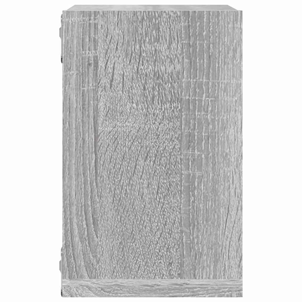 Wandregale 4 pcs Grau 26 x 15 x 26 cm Holzwerkstoff