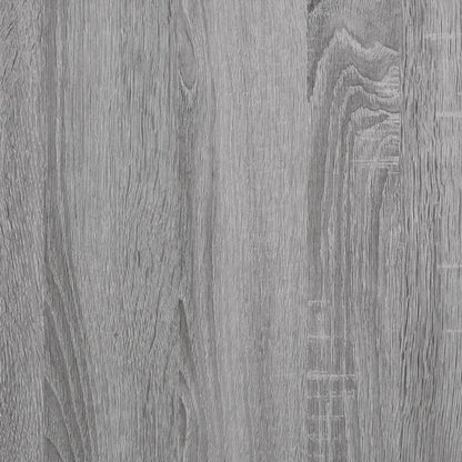 Wandregale 4 Stk. Grau Sonoma 80x15x26,5 cm Holzwerkstoff