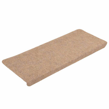 Stufenmatten Selbstklebend 15 Stk. 65x24,5x3,5 cm Beige